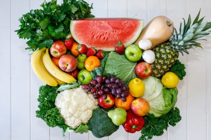 Fruits and vegetables